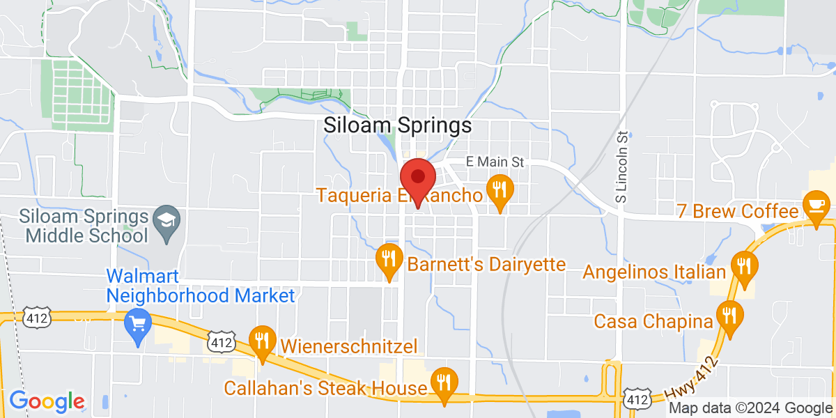 Map of Siloam Springs Public Library